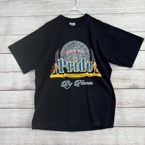 Streetwear Supply SWS Brown Pride T-Shirt Mens XL Black Mayan Calendar Logo